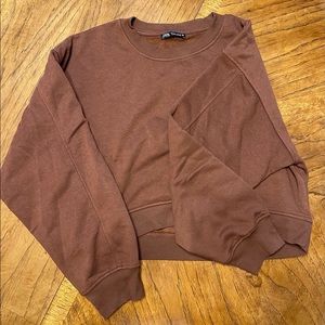 Cropped Zara Sweatshirt